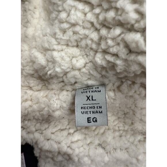 Levi's Women's Parka Jacket Size XL Faux Fur Hooded Black Coat - Picture 8 of 14